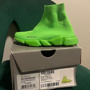 Toddler Green Balenciaga Sneakers